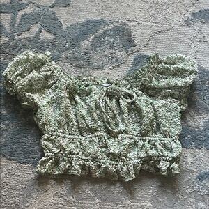 Emory Park Sage Floral Blouse